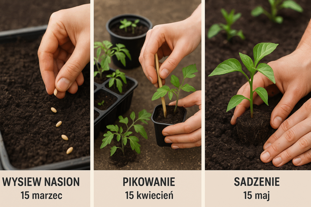 Zasada 3x15: Jak uniknąć porażek w uprawie pomidorów, papryki i ogórków