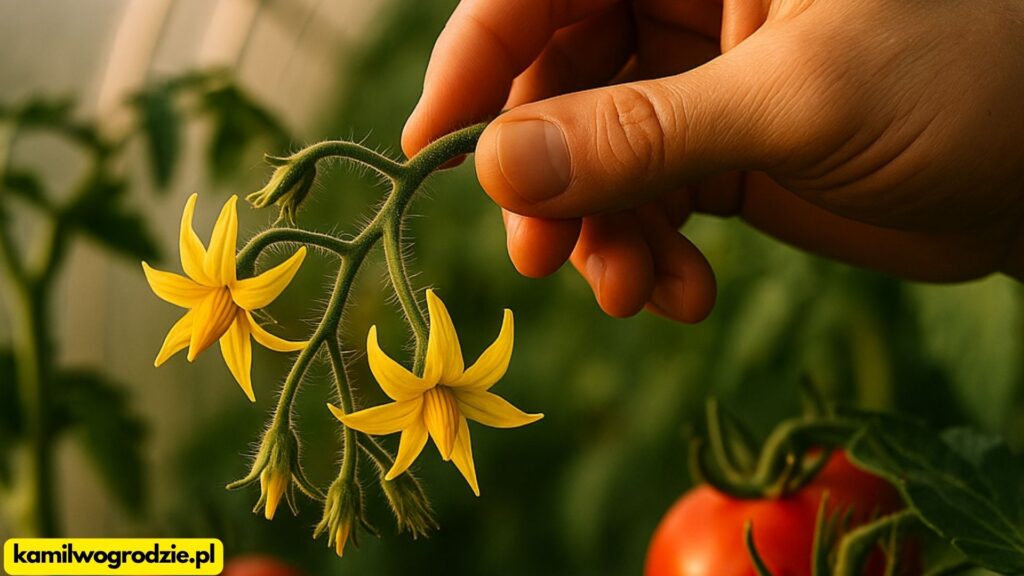 Zapylanie pomidorów poprzez potrząsanie kwiatami to skuteczna i szybka metoda