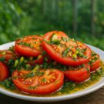 Magiczna sałatka z pomidorów – hit lata w 15 minut (bez pieczenia) | foto. Kamil w Ogrodzie