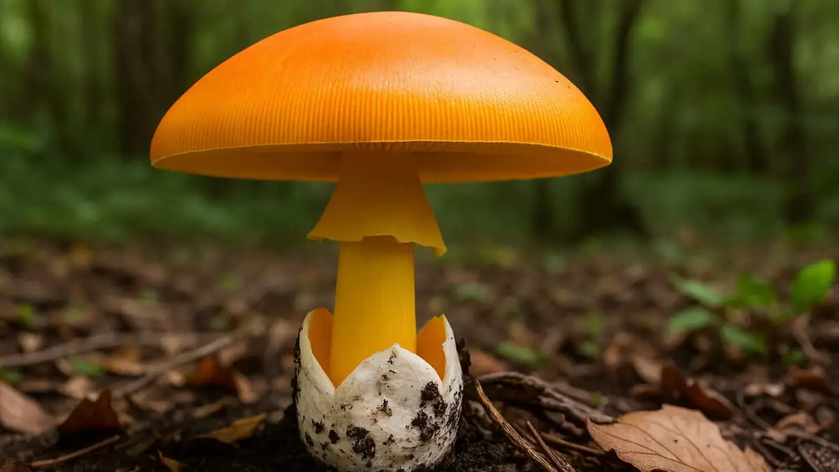 Muchomor cesarski – Amanita caesarea – opis i występowanie Muchomor cesarski – Amanita caesarea – opis i występowanie