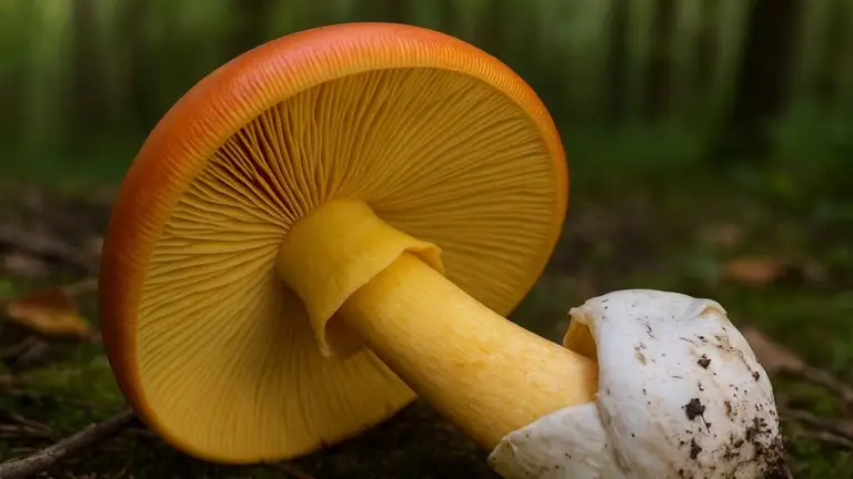 Muchomor cesarski – Amanita caesarea – opis i występowanie | foto. Kamil w Ogrodzie
