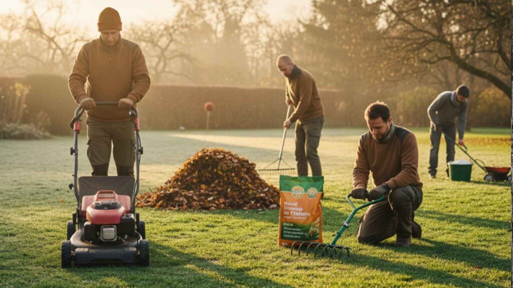 Pielęgnacja trawnika w listopadzie | foto. Kamil w Ogrodzie