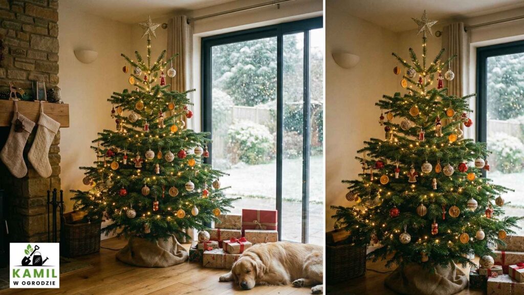 1. Jodła Kaukaska (Abies nordmanniana) – Mistrz Retencji i Estetyki | Foto. Kamil w Ogrodzie