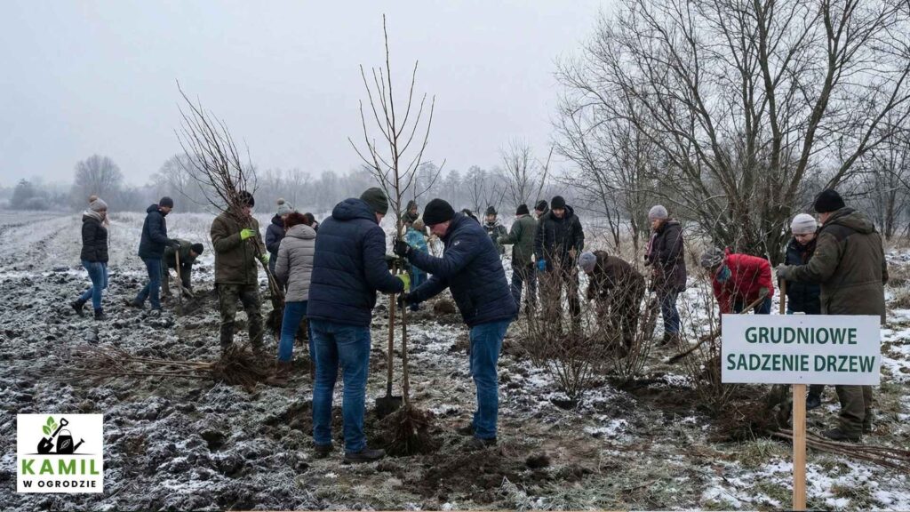 Sadzenie drzew i krzewów w grudniu | foto. Kamil w Ogrodzie