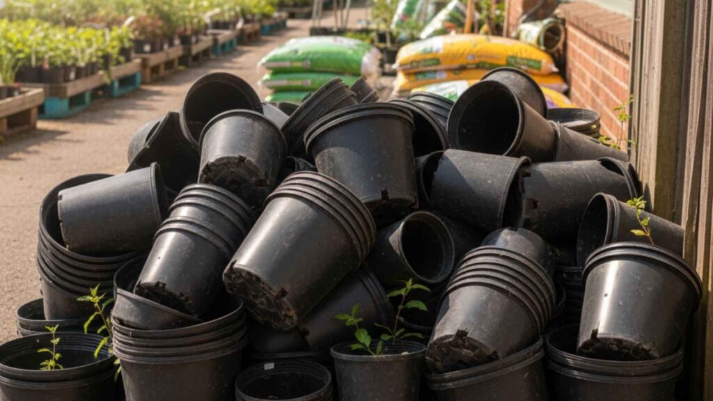 ZAKAZ PLASTIKOWYCH DONICZEK - Unia Europejska wprowadza zakaz od 1 stycznia 2030 roku | foto. Kamil w Ogrodzie