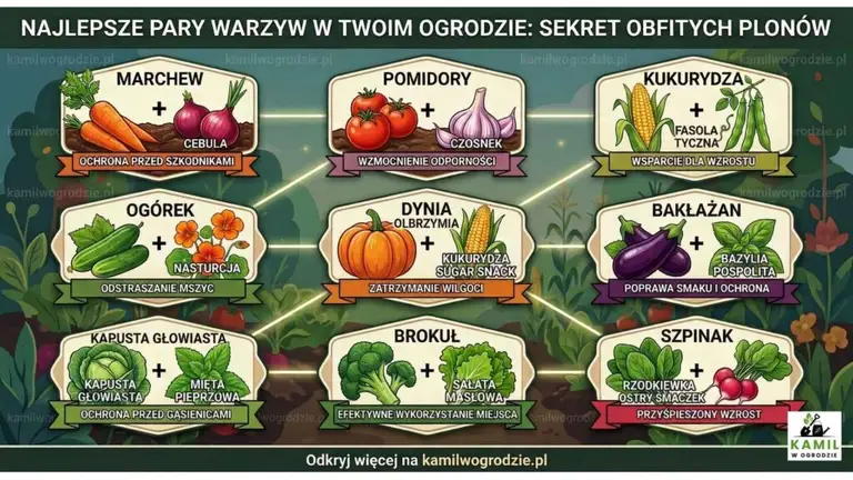 Te pary warzyw to „ogrodowe małżeństwa”. Plony będą rekordowe! | foto. Kamil w Ogrodzie
