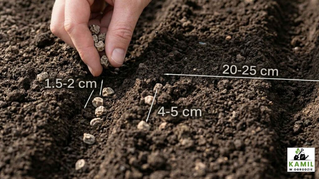 Wysiew szpinaku | foto. Materiały własne