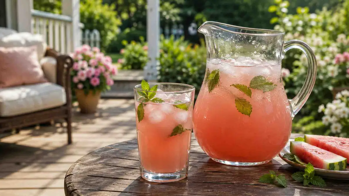 Lemoniada z arbuza – domowy przepis krok po kroku Lemoniada z arbuza – domowy przepis krok po kroku
