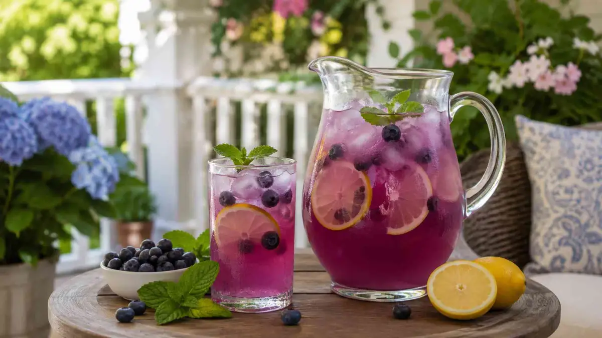 Lemoniada z borówek – domowy przepis krok po kroku