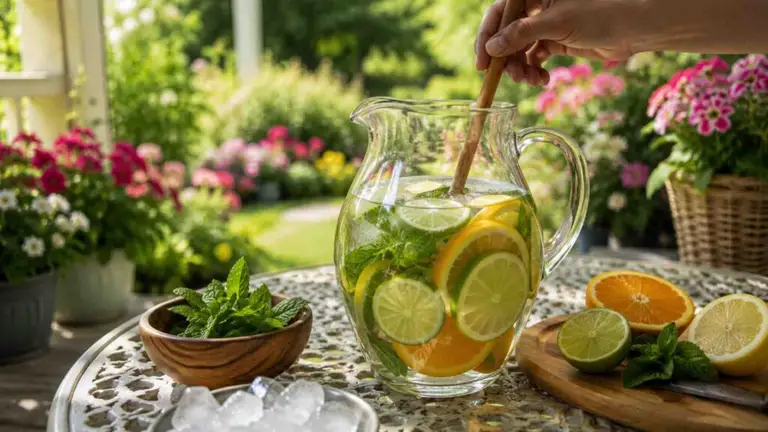 Lemoniada z cytrusów i mięty – prosty przepis krok po kroku | foto. Kamil w Ogrodzie