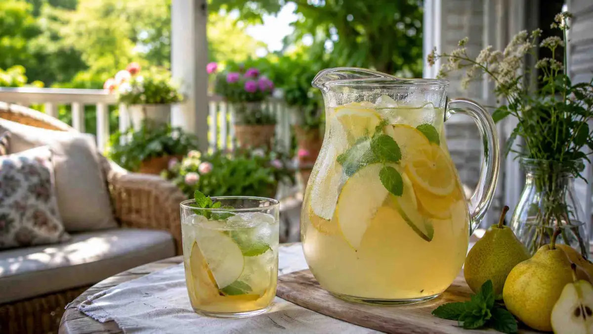 Lemoniada z gruszek – domowy przepis krok po kroku Lemoniada z gruszek – domowy przepis krok po kroku