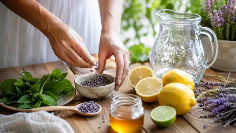 Lemoniada z lawendy – domowy przepis krok po kroku | foto. Kamil w Ogrodzie