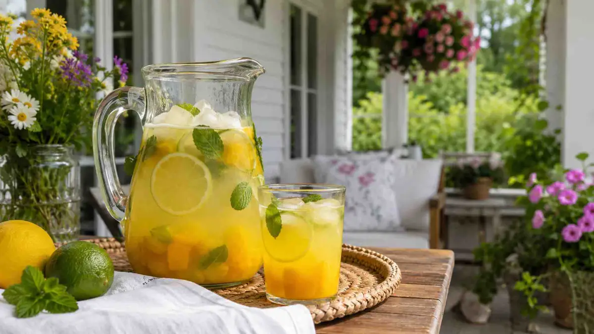 Lemoniada z mango – domowy przepis krok po kroku Lemoniada z mango – domowy przepis krok po kroku