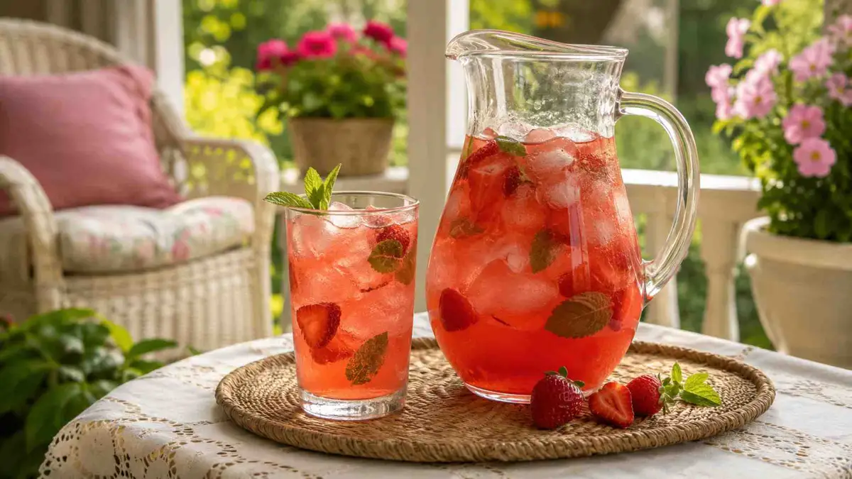 Lemoniada z truskawek – prosty domowy przepis krok po kroku