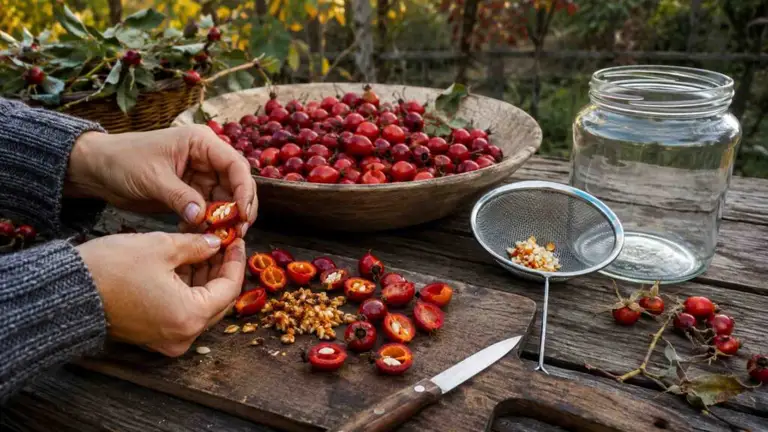 Nalewka z dzikiej róży – domowa różana nalewka krok po kroku | foto. Kamil w Ogrodzie