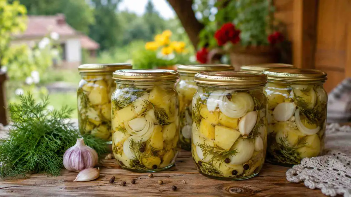 Piklowane ziemniaki – domowy przepis krok po kroku