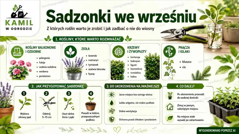 Z tych roślin zrobisz sadzonki we wrześniu. Wiosną będziesz mieć nowe rośliny prawie za darmo | foto. AI