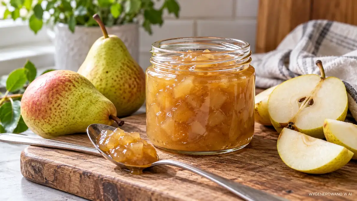 Dżem z gruszek krok po kroku — jak uzyskać miękką, owocową konsystencję
