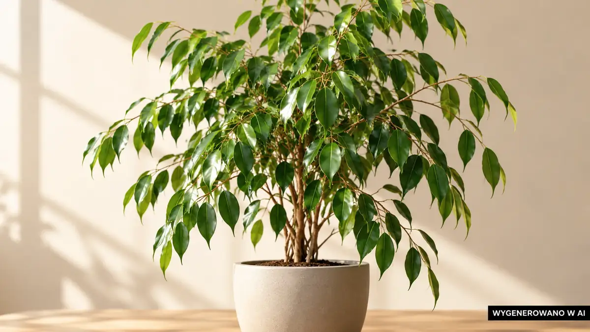 Fikus benjamina (Ficus benjamina) - pielęgnacja, podlewanie, nawożenie i opadanie liści