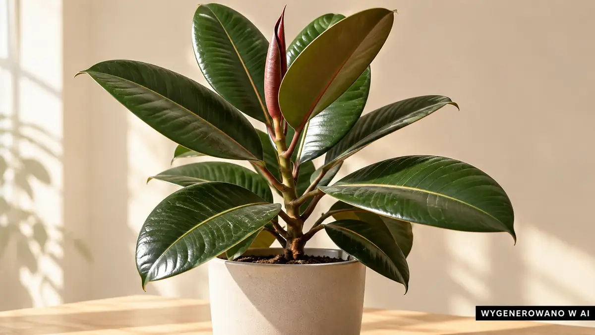 Fikus sprężysty (Ficus elastica) - pielęgnacja, podlewanie, nawożenie i cięcie