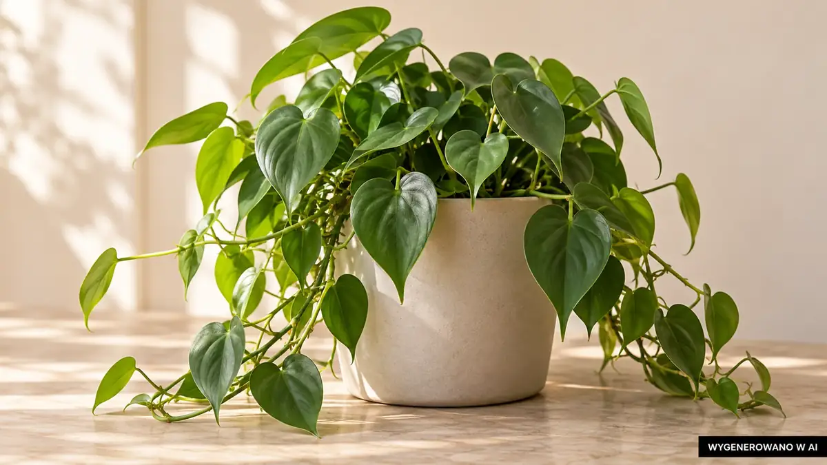 Filodendron pnący (Philodendron hederaceum) - pielęgnacja, podlewanie i nawożenie