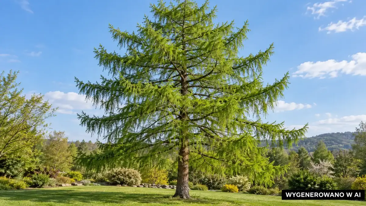 Modrzew europejski (Larix decidua) - sadzenie, uprawa, nawożenie i jesienne igły