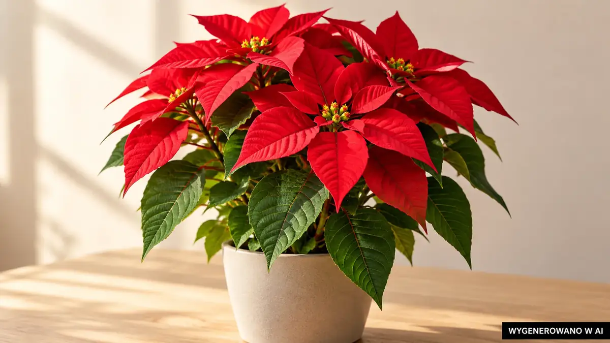 Poinsecja, gwiazda betlejemska (Euphorbia pulcherrima) - pielęgnacja i nawożenie