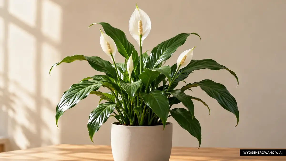 Skrzydłokwiat (Spathiphyllum) - pielęgnacja, podlewanie, nawożenie i kwitnienie