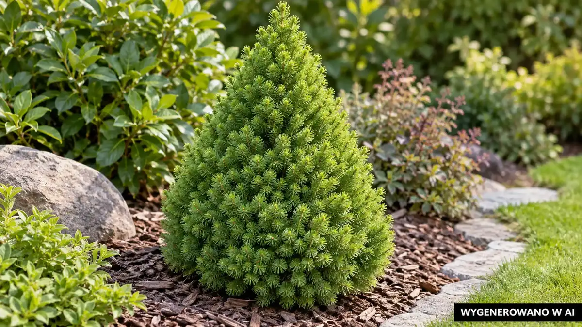 Świerk biały (Picea glauca) - Conica i inne odmiany, uprawa, podlewanie i nawożenie